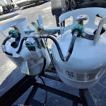 RV LP system LP Tanks And Two Stage Regulator