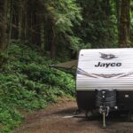 Jayco JayFlight Travel Trailer in the Forest