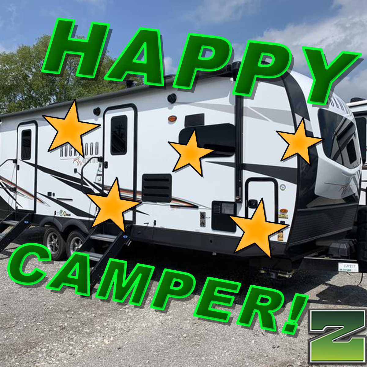 Happy Camper "Great Job 👍👍" Zoomers RV 5 Star Review!